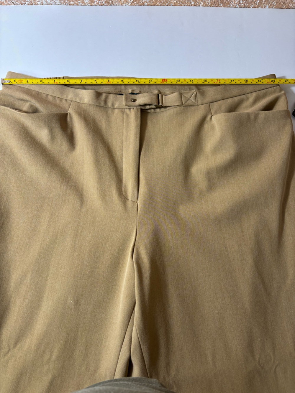 Lauren Ralph Lauren Balmoral Highlite Tailored Trousers Dress Pants Camel Sz 22W - Picture 12 of 16